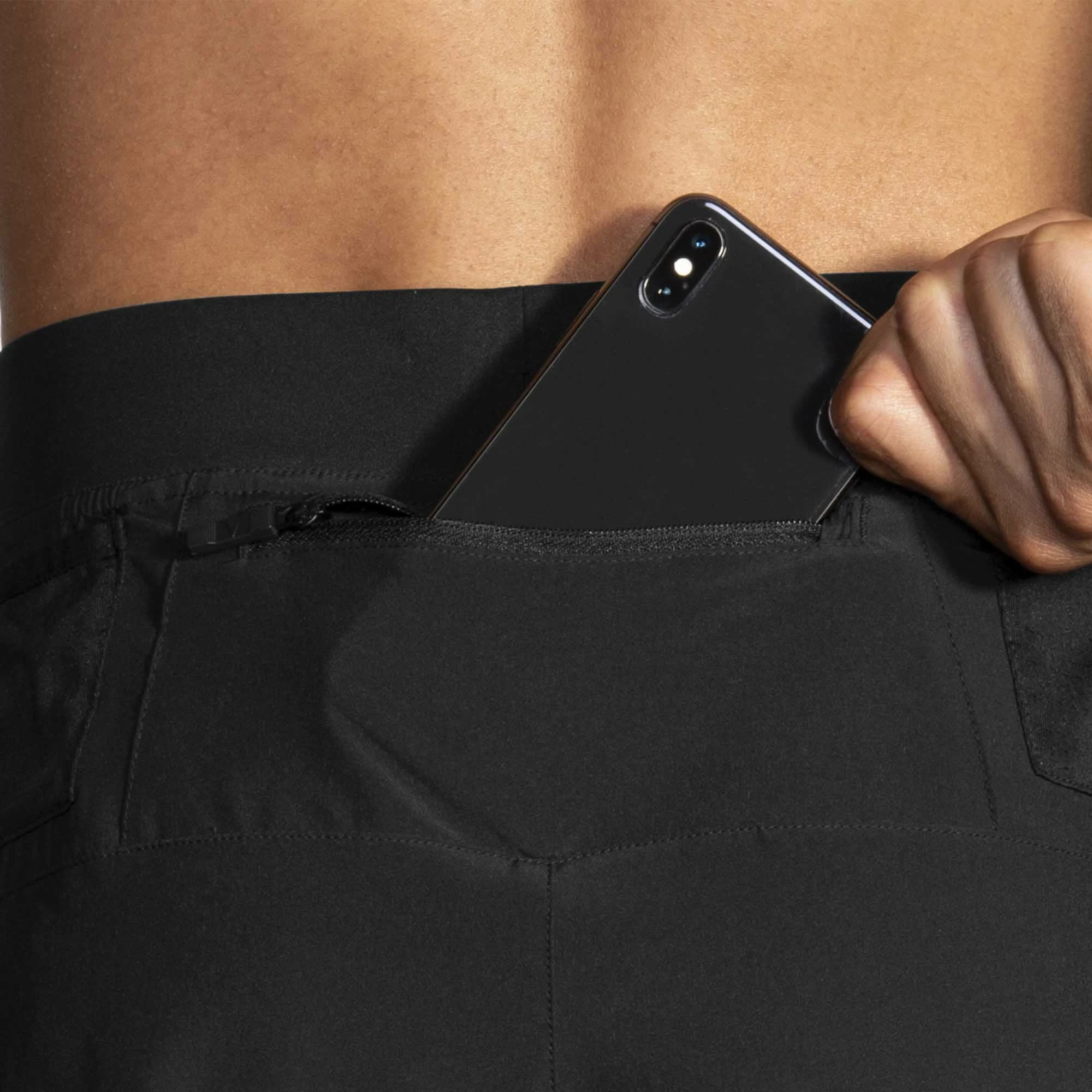 Brooks | Men's Sherpa 5" Short - Black 9 Brooks | Men's Sherpa 5" Short - Black - Image 7