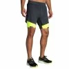 Brooks | Men's Run Visible 5" 2-in-1 Short 1 Brooks | Men's Run Visible 5" 2-in-1 Short -True Motion Sales Store 211405044 M Brooks RunVisible52 in 1Short front