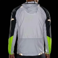 Brooks | Men's Run Visible Convertible Jacket 24 Brooks | Men's Run Visible Convertible Jacket -True Motion Sales Store 211406134 M Brooks RunVisibleConvertibleJacket backdark2