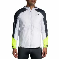 Brooks | Men's Run Visible Convertible Jacket 25 Brooks | Men's Run Visible Convertible Jacket -True Motion Sales Store 211406134 M Brooks RunVisibleConvertibleJacket front2