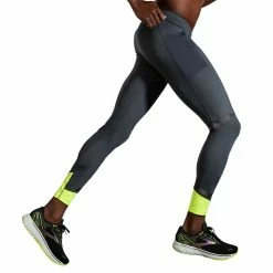 Brooks | Men's Run Visible Tight 12 Brooks | Men's Run Visible Tight -True Motion Sales Store 211412044 M Brooks RunVisibleTight side