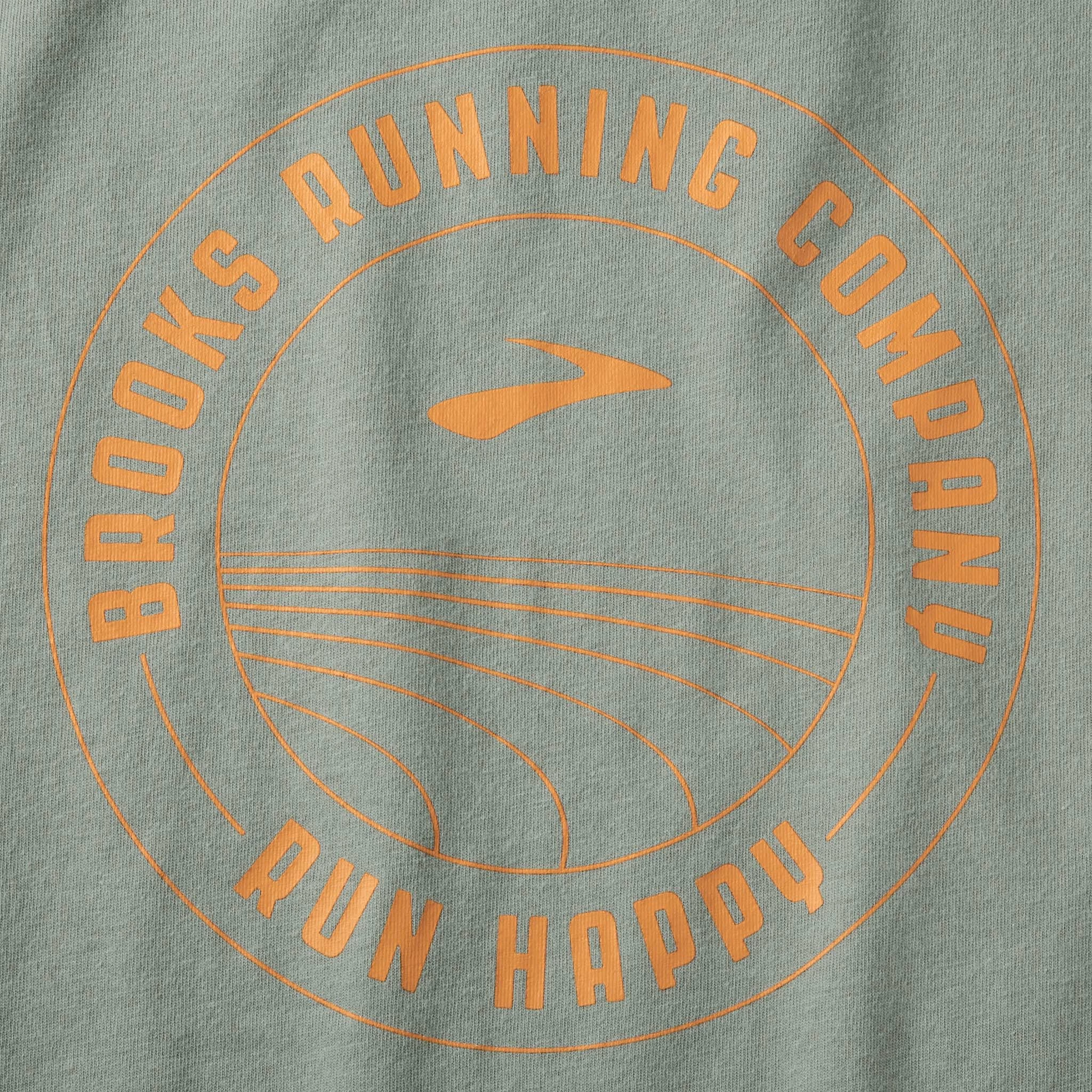 Brooks | Men's Distance Short Sleeve 2.0 - Pebble 5 Brooks | Men's Distance Short Sleeve 2.0 - Pebble - Image 3