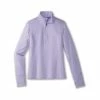 Brooks | Women's Dash 1/2 Zip - Violet 1 Brooks | Women's Dash 1/2 Zip - Violet -True Motion Sales Store 221433554 W Brooks DashHalfZip front