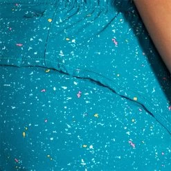 Brooks | Women's Chaser 5" 2-in-1 Short - Lagoon Speckle Print 11 Brooks | Women's Chaser 5" 2-in-1 Short - Lagoon Speckle Print -True Motion Sales Store 221464486 W Brooks Chaser52 in 1Short detail