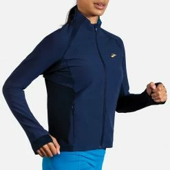 Brooks | Women's Fusion Hybrid Jacket 13 Brooks | Women's Fusion Hybrid Jacket -True Motion Sales Store 221499 491 MV Fusion Hybrid Jacket