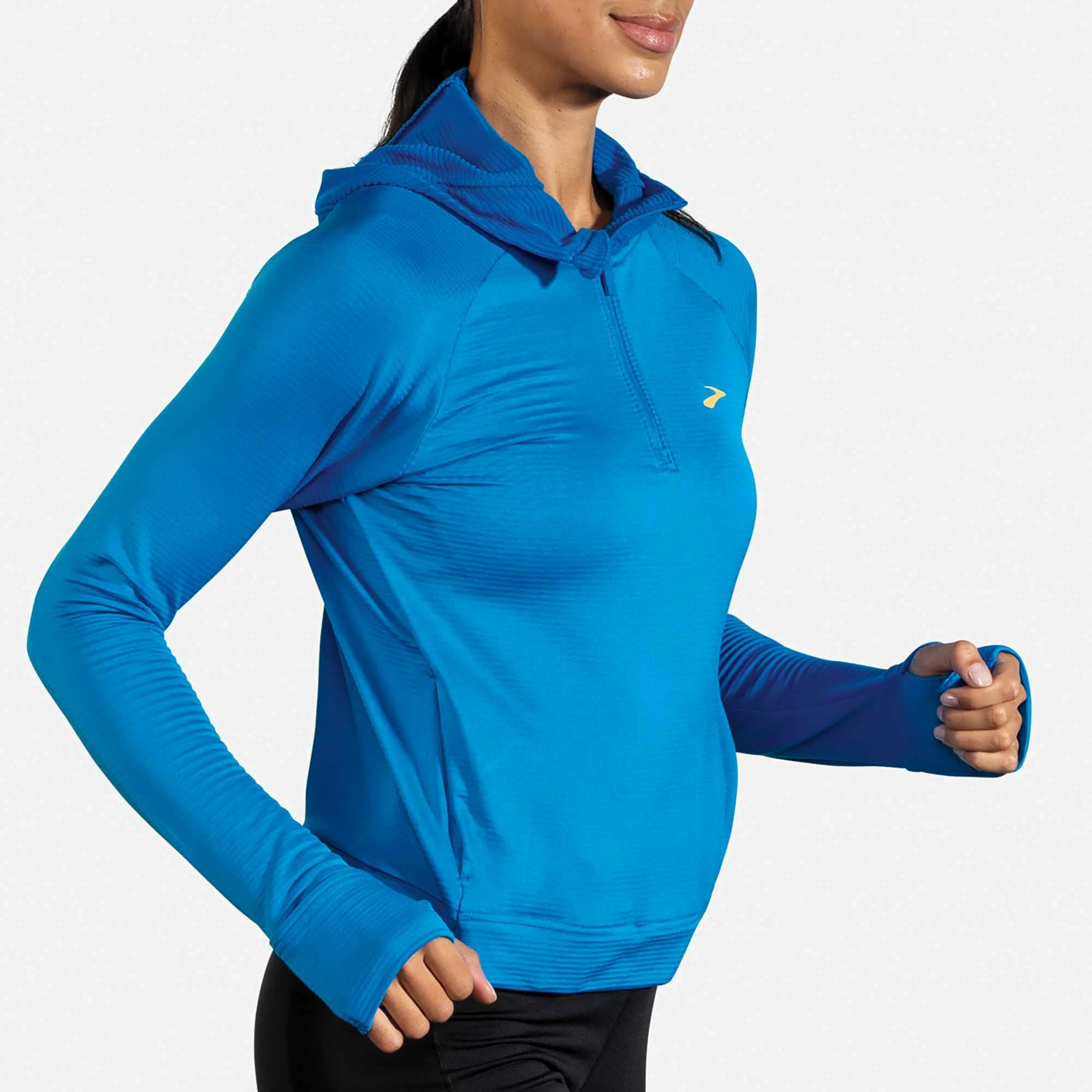 Brooks | Women's Notch Thermal Hoodie 5 Brooks | Women's Notch Thermal Hoodie - Image 3