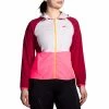 Brooks | Women's Canopy Jacket - Razzmatazz Quartz 2 Brooks | Women's Canopy Jacket - Razzmatazz Quartz -True Motion Sales Store 221521633 W Brooks CanopyJacket front2