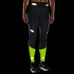 Brooks | Women's Run Visible Tight 12 Brooks | Women's Run Visible Tight -True Motion Sales Store 221558044 W Brooks RunVisibleTight frontdark