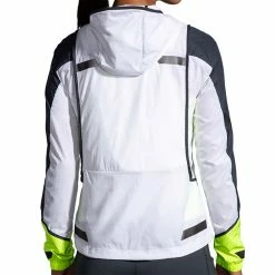 Brooks | Women's Run Visible Convertible Jacket 18 Brooks | Women's Run Visible Convertible Jacket -True Motion Sales Store 221560134 W Brooks RunVisibleConvertibleJacket backonbody