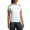 Brooks | Women's Run Visible Short Sleeve 1 Brooks | Women's Run Visible Short Sleeve -True Motion Sales Store 221562135 W Brooks RunVisibleShortSleeve front1