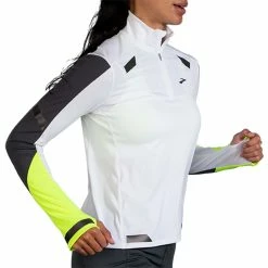 Brooks | Women's Run Visible 1/2 Zip -True Motion Sales Store 221564134 W Brooks RunVisible12Zip frontonbody