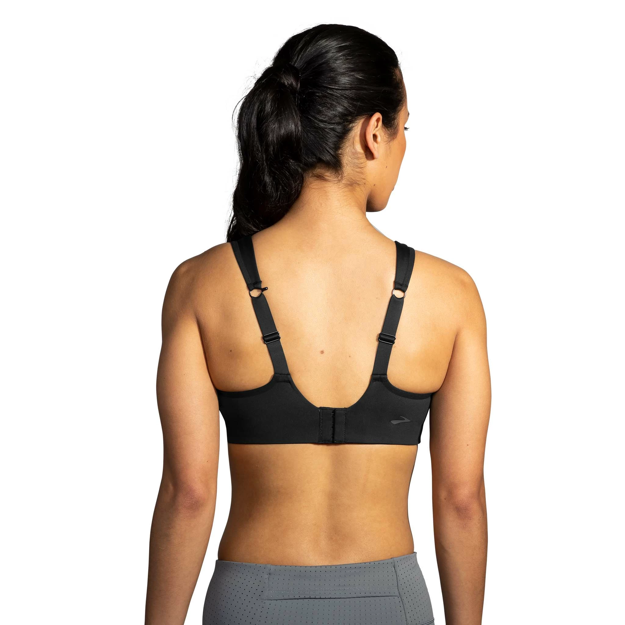 Brooks | Women's Drive Convertible Run Bra - Black 5 Brooks | Women's Drive Convertible Run Bra - Black - Image 3