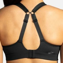 Brooks | Women's Drive Convertible Run Bra - Black 10 Brooks | Women's Drive Convertible Run Bra - Black -True Motion Sales Store 350081001 W Brooks DriveConvertable strapsback
