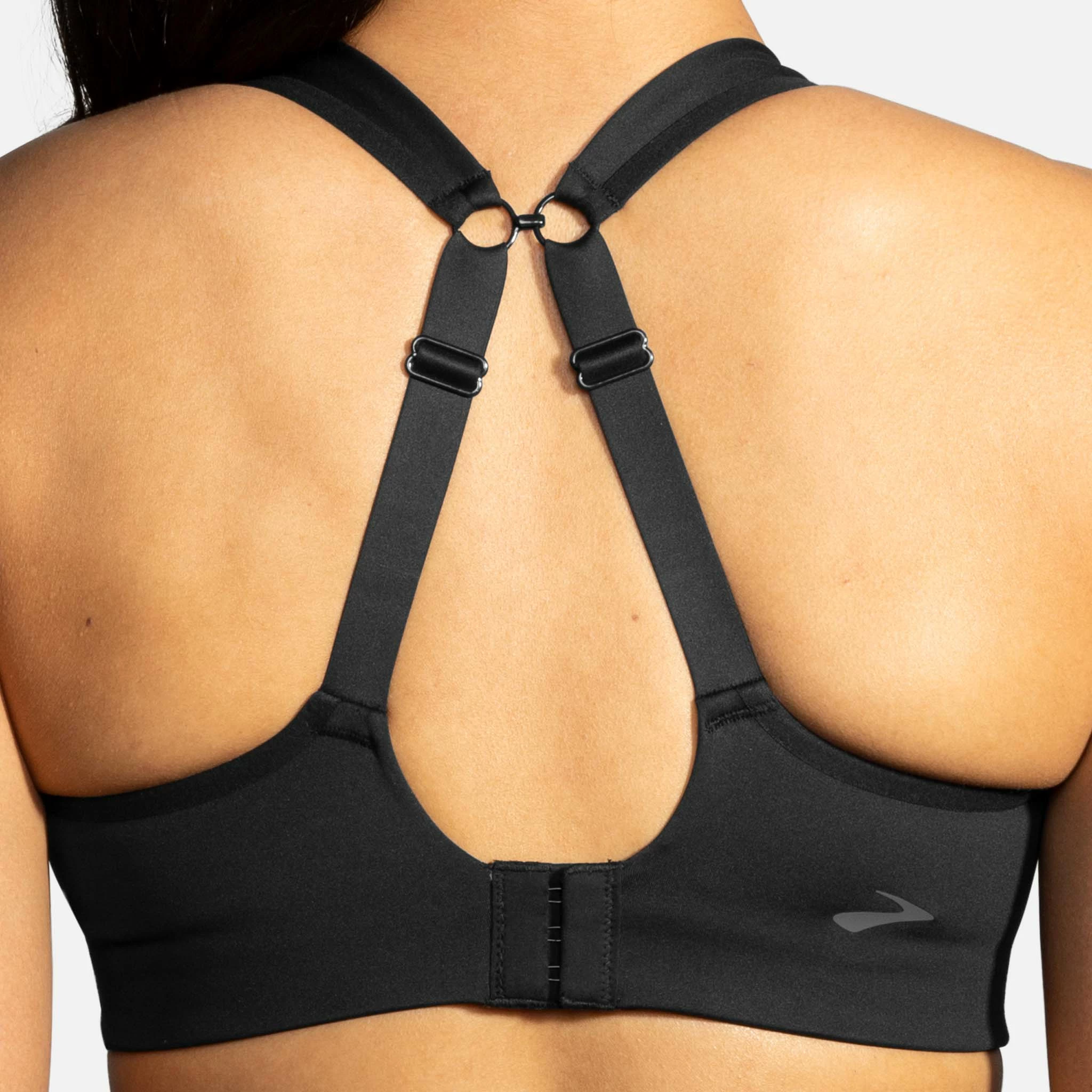 Brooks | Women's Drive Convertible Run Bra - Black 6 Brooks | Women's Drive Convertible Run Bra - Black - Image 4