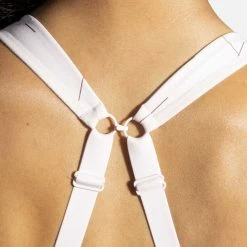 Brooks | Women's Drive Convertible Run Bra - Pink -True Motion Sales Store 350081658 F brooks driveconvertiblerunbra backdetail