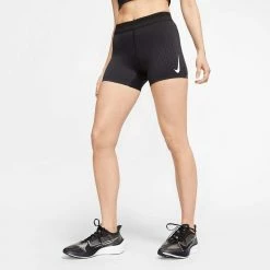 Nike | Women's Dri-FIT ADV Tight Running Shorts - Black 9 Nike | Women's Dri-FIT ADV Tight Running Shorts - Black -True Motion Sales Store CJ2367 010 W Nike DFADVTightShort front2
