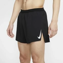 Nike | Men's Aeroswift 4 Inch Short -True Motion Sales Store CJ7840010 M nike aero4inshort moelangle