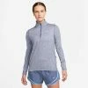 Nike | Women's Dri-FIT Element 1/2-Zip Running Top - Diffused Blue 1 Nike | Women's Dri-FIT Element 1/2-Zip Running Top - Diffused Blue -True Motion Sales Store CU3220 491 W Nike DFElementTopHZ front