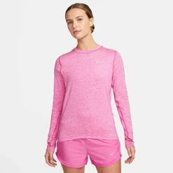 Nike | Women's Dri-FIT Element Running Crew - Active Fuchsia