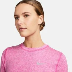 Nike | Women's Dri-FIT Element Running Crew - Active Fuchsia 8 Nike | Women's Dri-FIT Element Running Crew - Active Fuchsia -True Motion Sales Store CU3277 623 W Nike DFElementCrew neck
