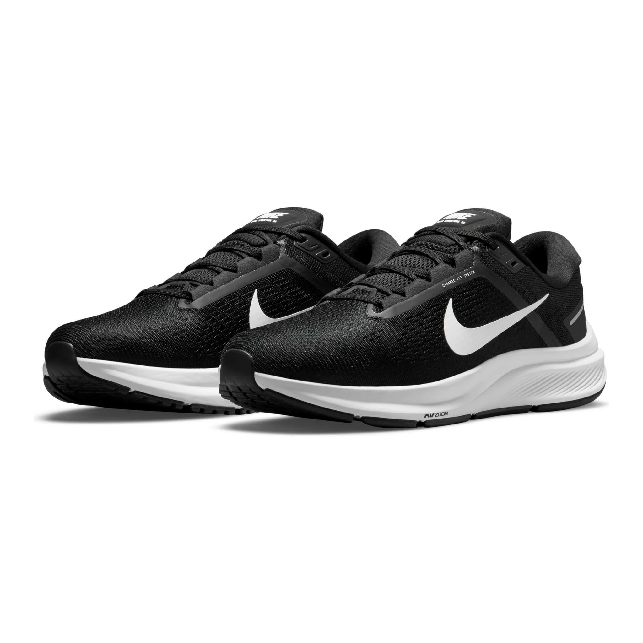 Nike | Men's Air Zoom Structure 24 Running Shoes - Black 4 Nike | Men's Air Zoom Structure 24 Running Shoes - Black - Image 2