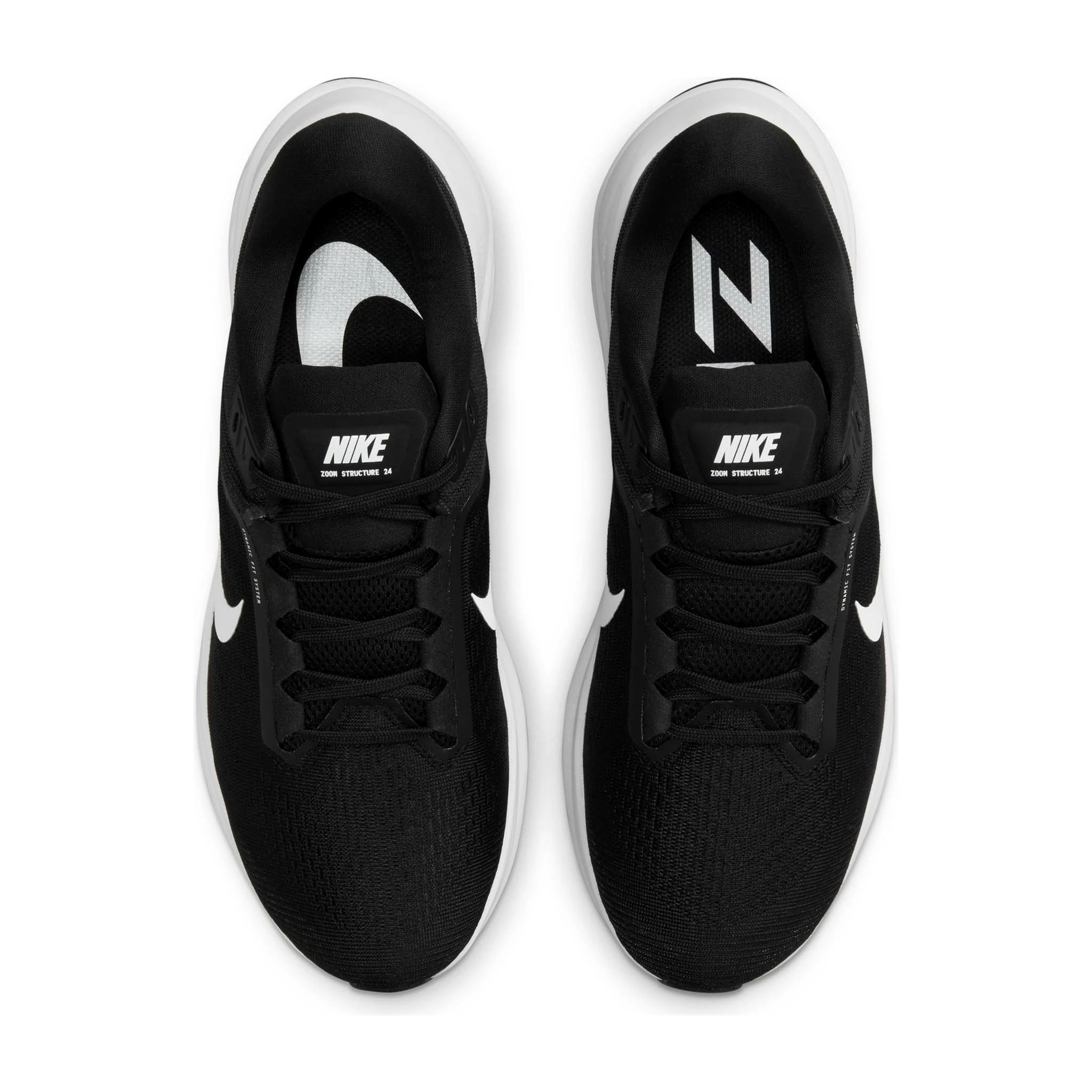 Nike | Men's Air Zoom Structure 24 Running Shoes - Black 9 Nike | Men's Air Zoom Structure 24 Running Shoes - Black - Image 7