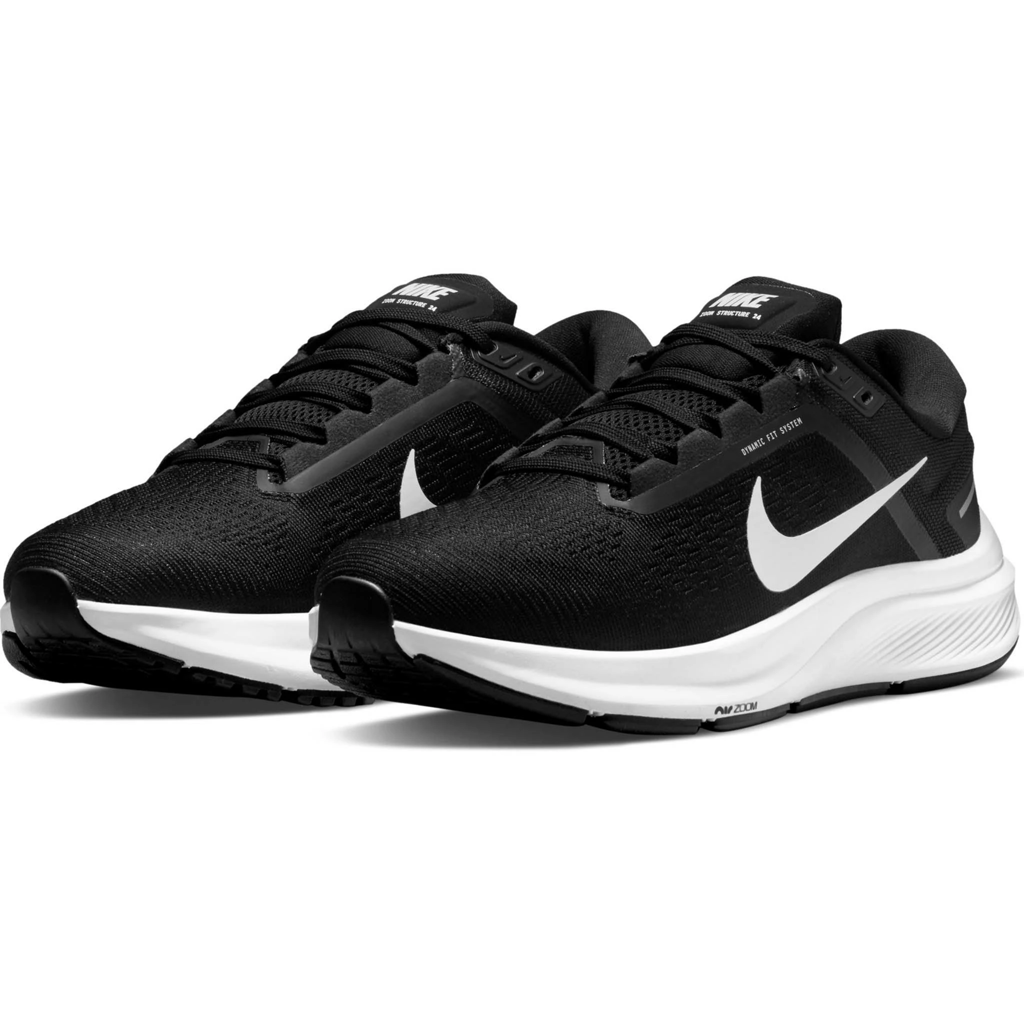 Nike | Women's Air Zoom Structure 24 Running Shoes - Black 4 Nike | Women's Air Zoom Structure 24 Running Shoes - Black - Image 2