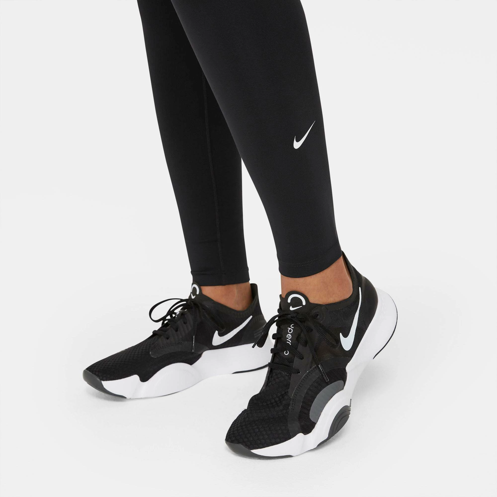 Nike | Women's ONE Dri-Fit MR Tight Plus - Black 5 Nike | Women's ONE Dri-Fit MR Tight Plus - Black - Image 3