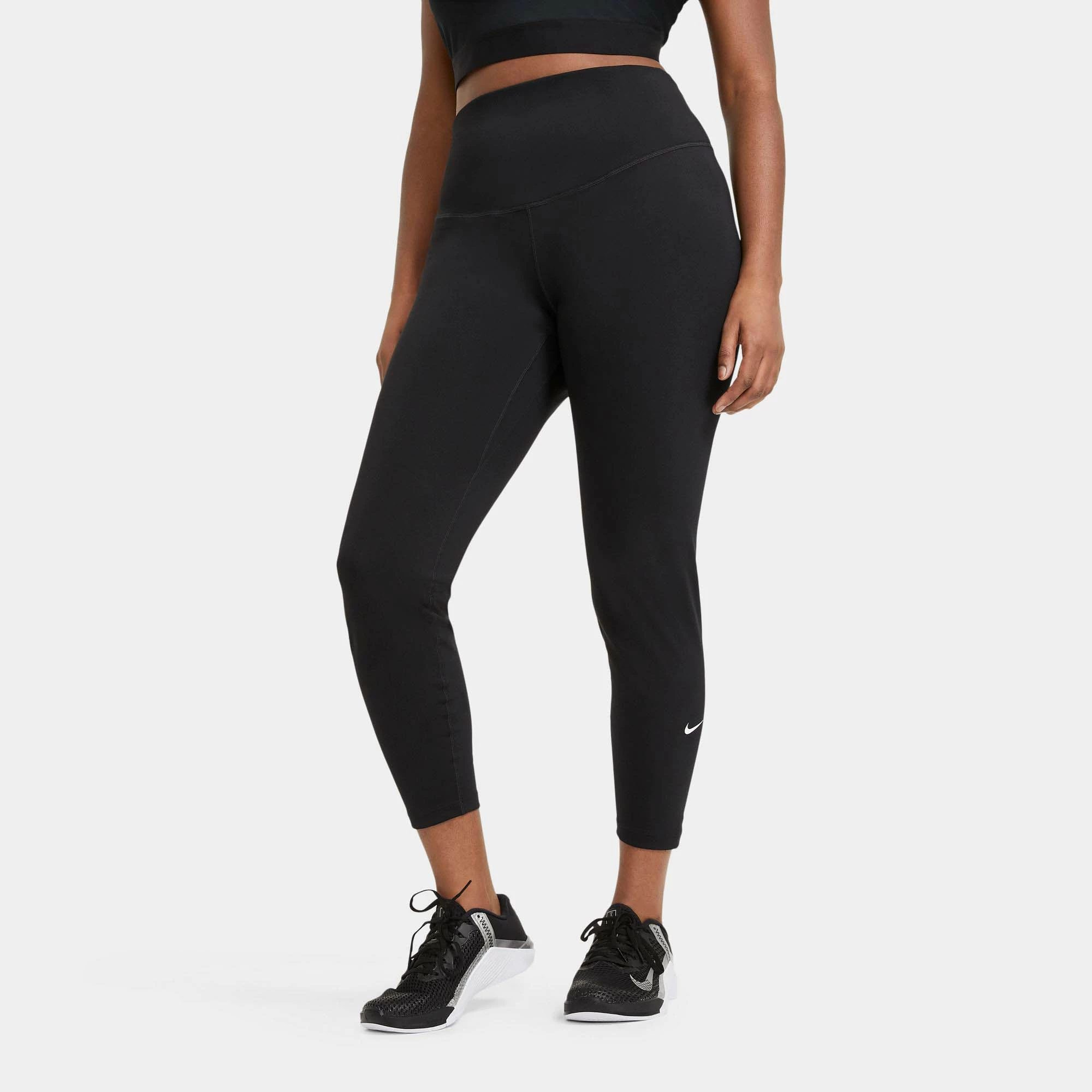 Nike | Women's ONE Dri-Fit MR Tight Plus - Black 3 Nike | Women's ONE Dri-Fit MR Tight Plus - Black