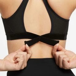 Nike | Women's Dri-FIT Swoosh High-Support Non-Padded Adjustable Sports Bra -True Motion Sales Store DD0428 010W Nike DFSWSHHSBra backclasp