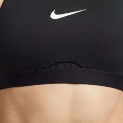 Nike | Women's Dri-FIT Swoosh High-Support Non-Padded Adjustable Sports Bra -True Motion Sales Store DD0428 010W Nike DFSWSHHSBra frontclsoe