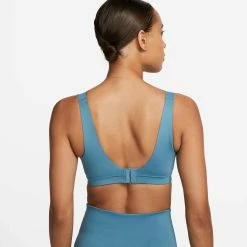 Nike | Women's Alpha High-Support Padded Adjustable Sports Bra - Noise Aqua 8 Nike | Women's Alpha High-Support Padded Adjustable Sports Bra - Noise Aqua -True Motion Sales Store DD0430 440 W Nike DFAlphaBra back