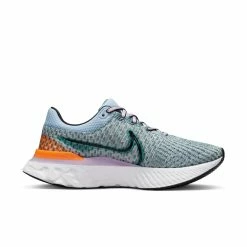Nike | Women's React Infinity Run Flyknit 3 Running Shoes -True Motion Sales Store DD3024 300 W Nike InfinityRunFlyknit3 medialsideofleftshoe