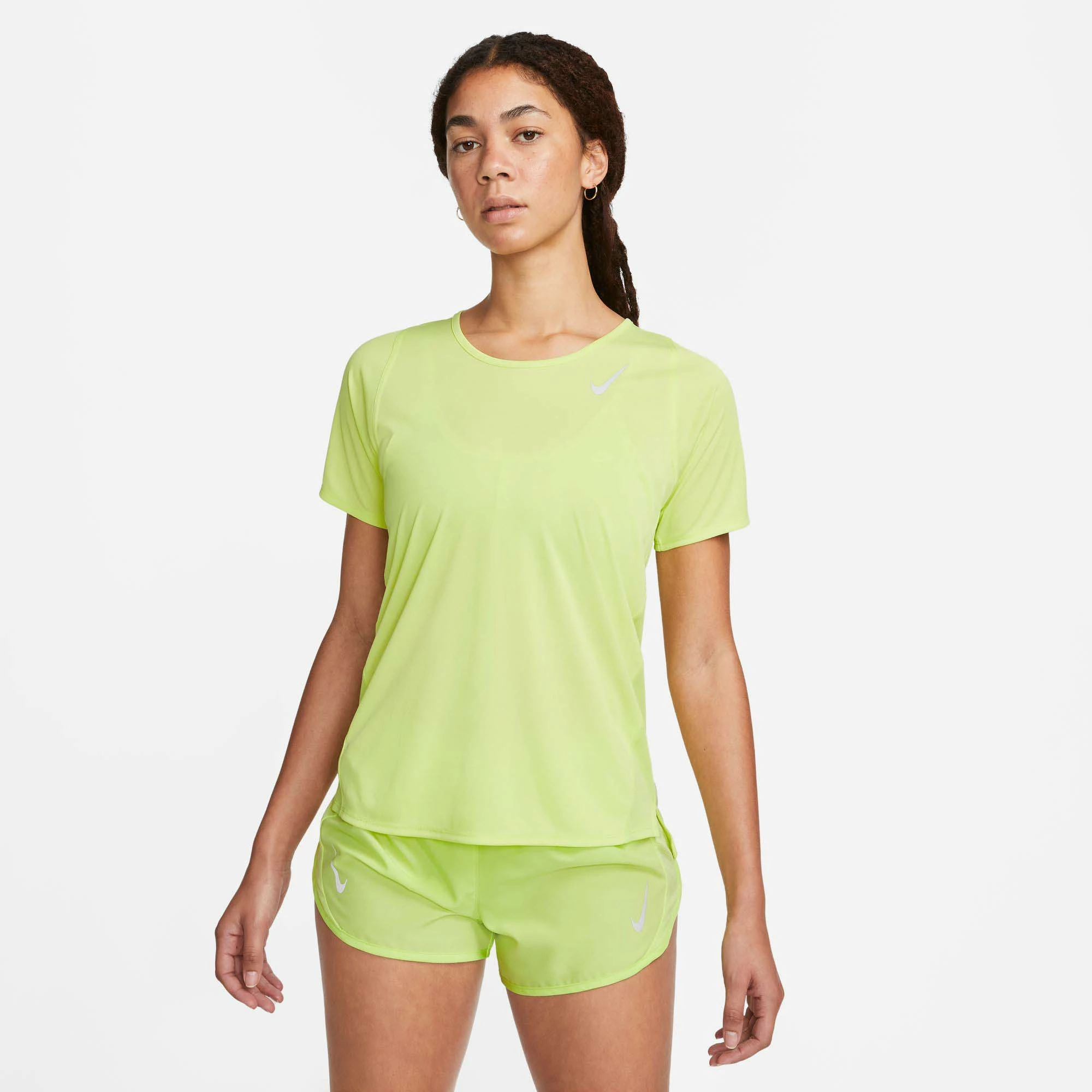 Nike | Women's Dri-FIT Race Short-Sleeve Running Top - LT Lemon Twist 3 Nike | Women's Dri-FIT Race Short-Sleeve Running Top - LT Lemon Twist