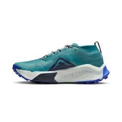 Nike | Men's ZoomX Zegama Trail Running Shoes - Mineral Teal 13 Nike | Men's ZoomX Zegama Trail Running Shoes - Mineral Teal -True Motion Sales Store DH0623 301 M Nike ZoomXZegamaTrail side2