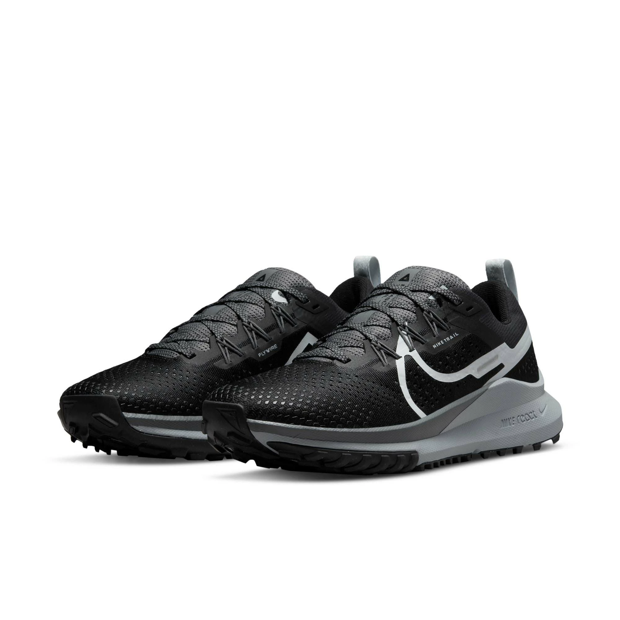 Nike | Women's React Pegasus Trail 4 Running Shoes - Black 4 Nike | Women's React Pegasus Trail 4 Running Shoes - Black - Image 2