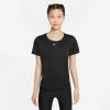 Nike | Women's One Luxe Dri-Fit SS STD Top -True Motion Sales Store DJ6709 010 W Nike OneLuxeDFSSSTDTopPlus front