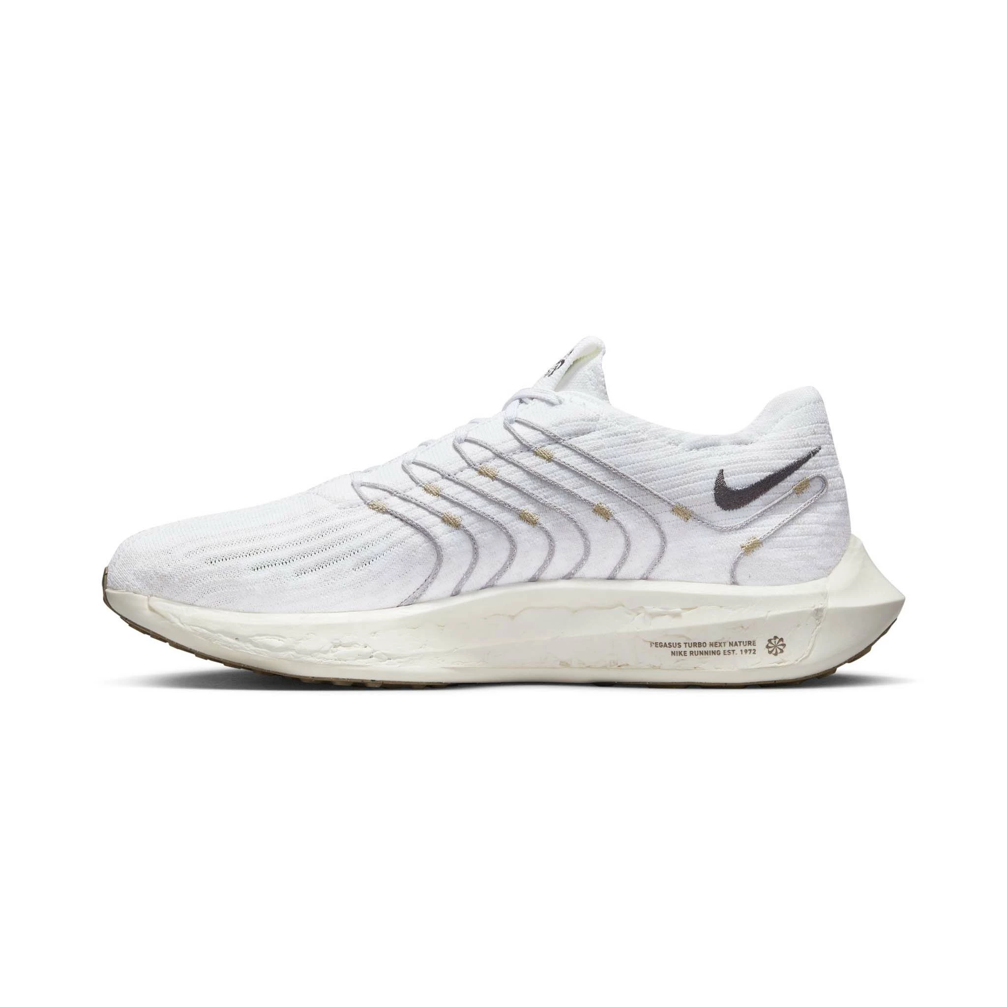 Nike | Men's Pegasus Turbo Next Nature Running Shoes - White 4 Nike | Men's Pegasus Turbo Next Nature Running Shoes - White - Image 2