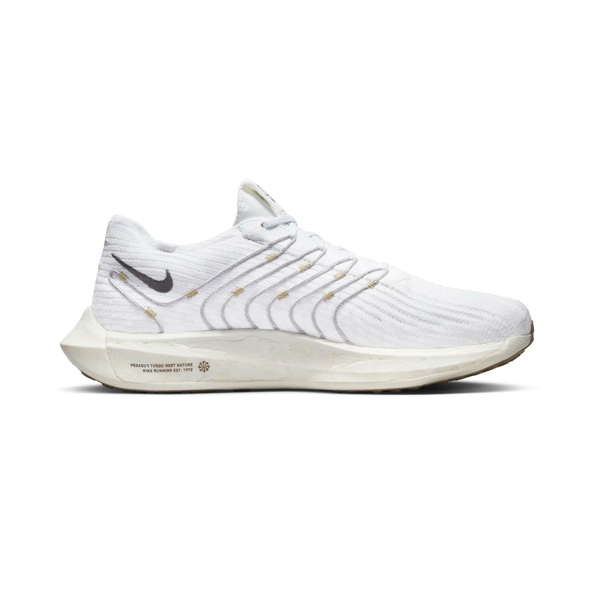 Nike | Men's Pegasus Turbo Next Nature Running Shoes - White 6 Nike | Men's Pegasus Turbo Next Nature Running Shoes - White - Image 4
