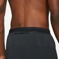 Nike | Men's Dri-FIT Stride 5" Brief-Lined Running Shorts - Black 9 Nike | Men's Dri-FIT Stride 5" Brief-Lined Running Shorts - Black -True Motion Sales Store DM4755 010 M Nike DFStrideShort5InBF backclose