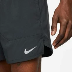 Nike | Men's Dri-FIT Stride 5" Brief-Lined Running Shorts - Black 10 Nike | Men's Dri-FIT Stride 5" Brief-Lined Running Shorts - Black -True Motion Sales Store DM4755 010 M Nike DFStrideShort5InBF bottomclose2