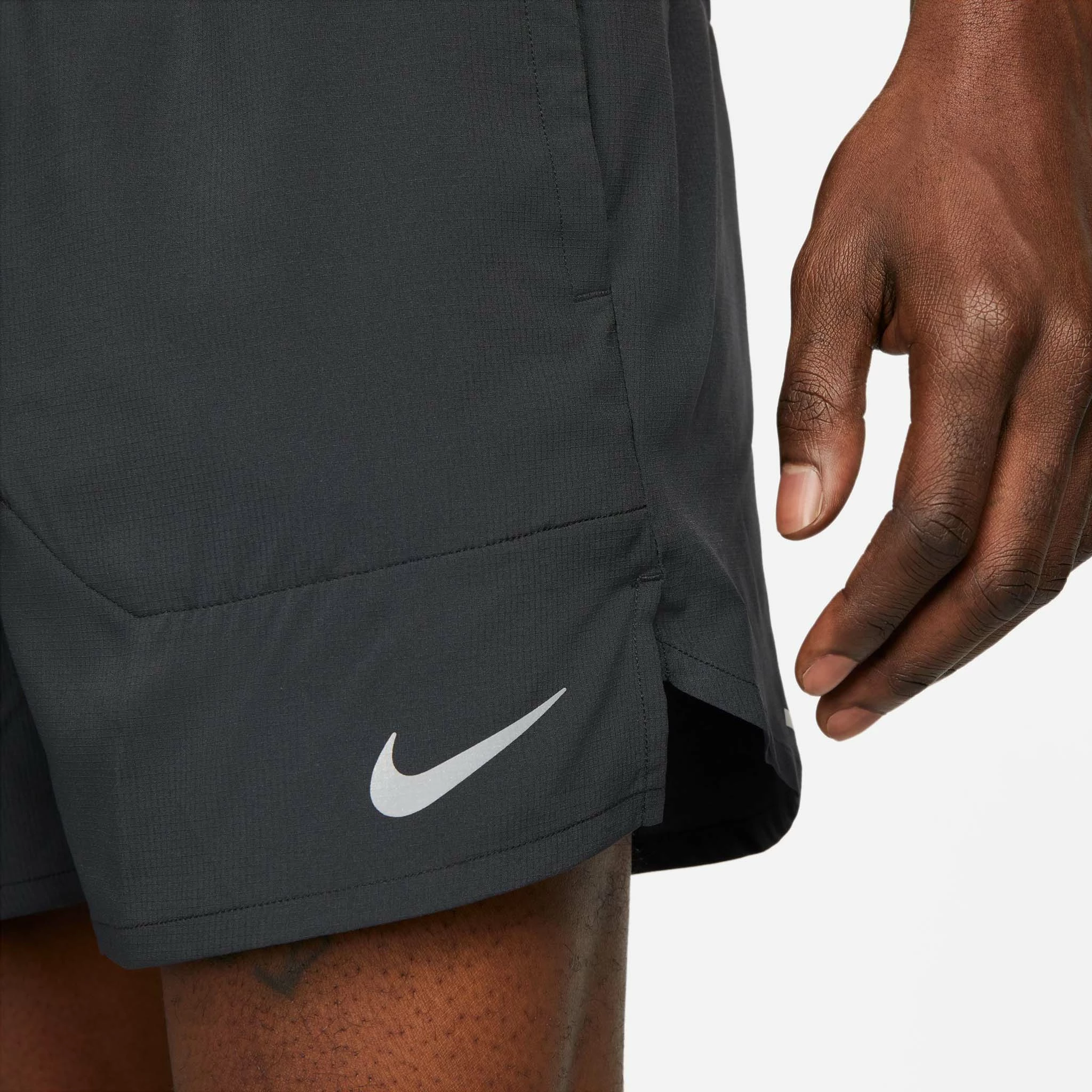 Nike | Men's Dri-FIT Stride 5" Brief-Lined Running Shorts - Black 6 Nike | Men's Dri-FIT Stride 5" Brief-Lined Running Shorts - Black - Image 4