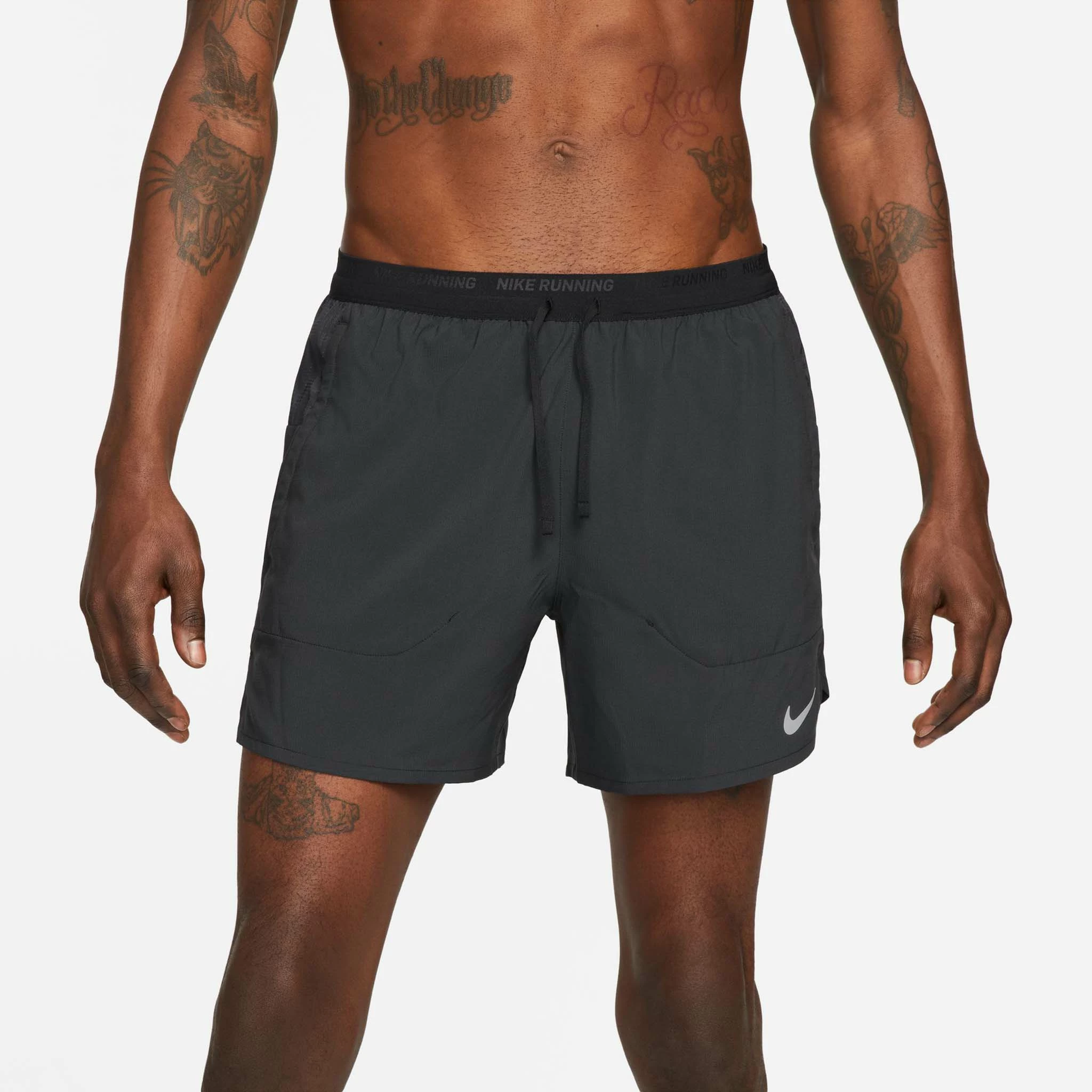 Nike | Men's Dri-FIT Stride 5" Brief-Lined Running Shorts - Black 3 Nike | Men's Dri-FIT Stride 5" Brief-Lined Running Shorts - Black