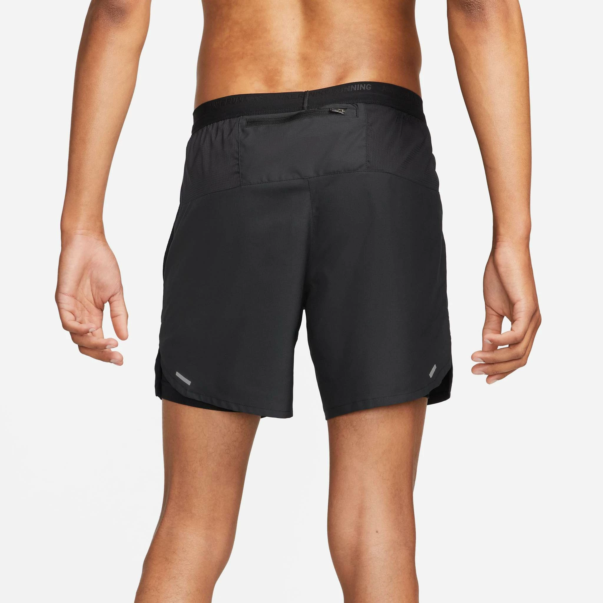 Nike | Men's Dri-FIT Stride 7" 2-in-1 Running Shorts - Black 5 Nike | Men's Dri-FIT Stride 7" 2-in-1 Running Shorts - Black - Image 3