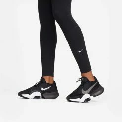 Nike | Women's One Dri-FIT High-Rise Leggings - Black 9 Nike | Women's One Dri-FIT High-Rise Leggings - Black -True Motion Sales Store DM7278 010 W Nike OneDFHRTight ankle