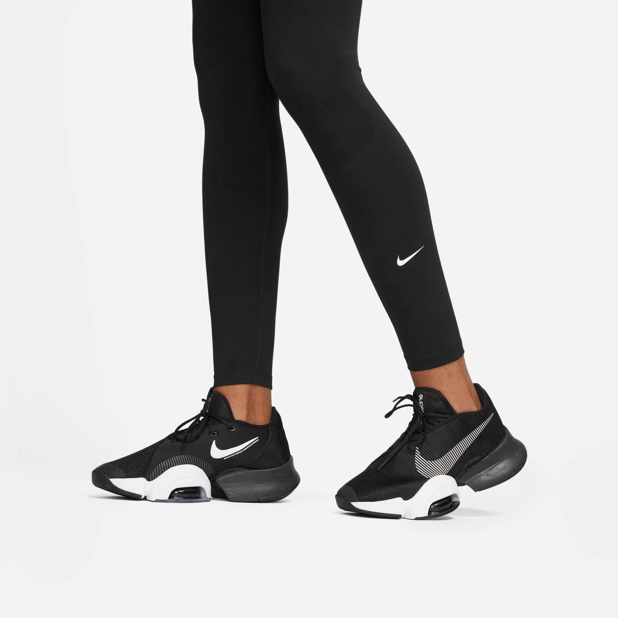 Nike | Women's One Dri-FIT High-Rise Leggings - Black 5 Nike | Women's One Dri-FIT High-Rise Leggings - Black - Image 3
