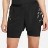 Nike | Women's DF Run DVN 2in1 Short 1 Nike | Women's DF Run DVN 2in1 Short -True Motion Sales Store DM7745 010 W Nike DFRunDVN2in1Short front2