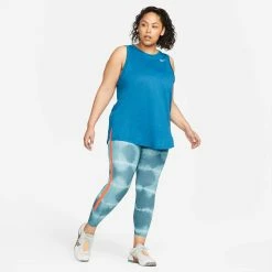 Nike | Women's One Luxe DF MR Tight Plus 8 Nike | Women's One Luxe DF MR Tight Plus -True Motion Sales Store DQ4140 058 W Nike OneLuxeDFMRTightPlus fullbody