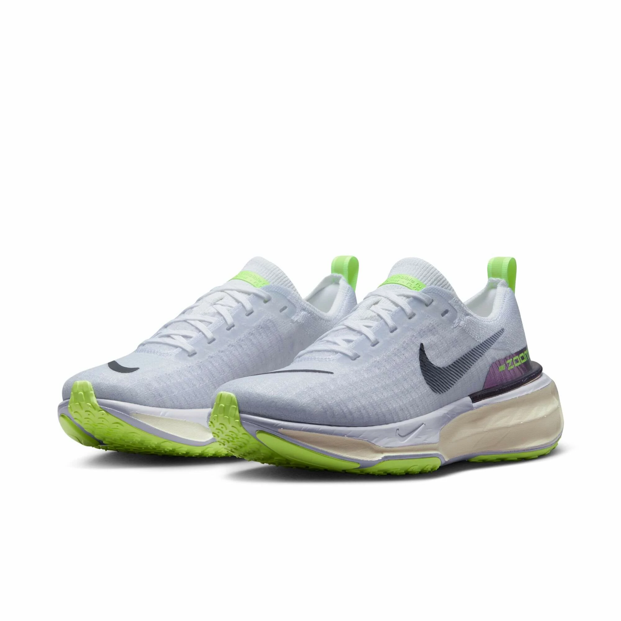 Nike | Women's ZoomX Invincible Run Flyknit 3 Running Shoes - White 5 Nike | Women's ZoomX Invincible Run Flyknit 3 Running Shoes - White - Image 3