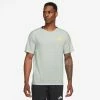 Nike | Men's Dri-FIT Trail Solar Chase Short-Sleeve Running Top - Light Silver -True Motion Sales Store DV9305 034 M Nike DFTrailTopSS front
